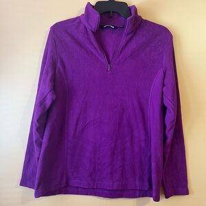 Lands' End Pre-owned Fleece Quarter Zip Pullover